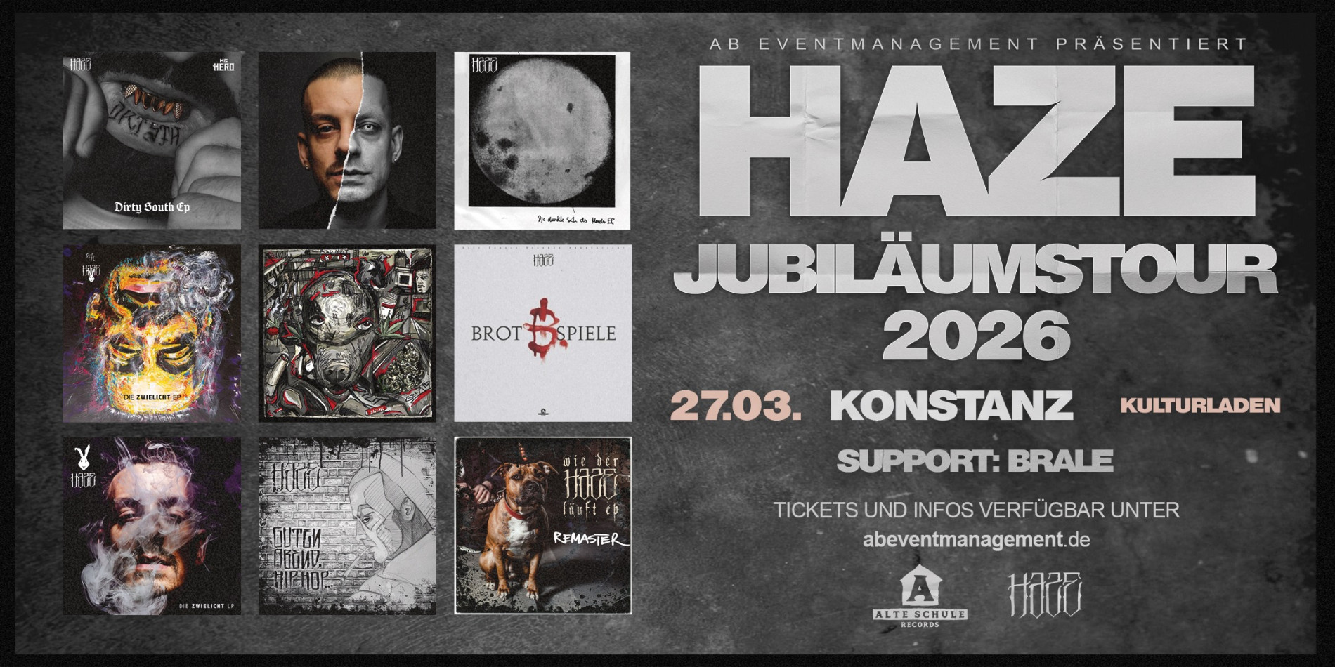 HAZE Jubiläumstour 2026