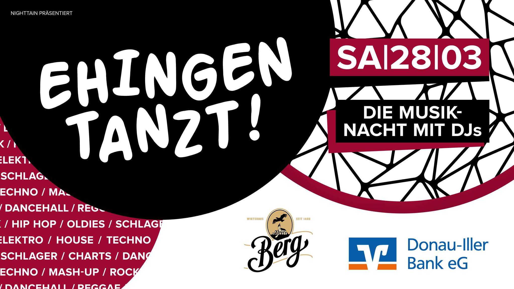 Ehingen Tanzt! Die Musik/Clubnacht mit DJs