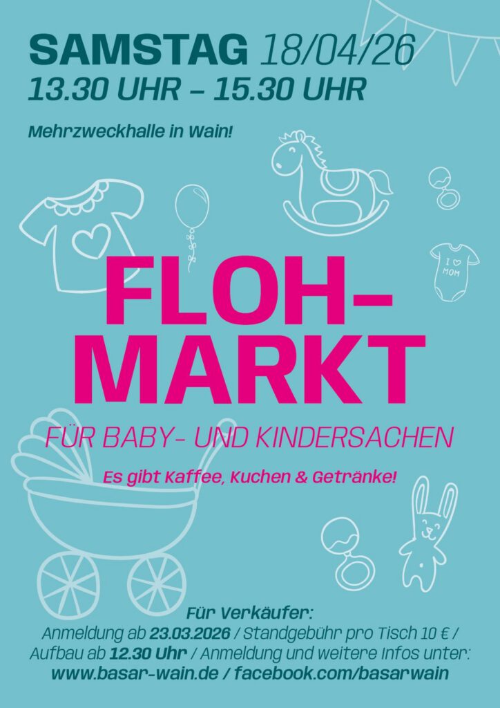 Flohmarkt für Baby- und Kindersachen