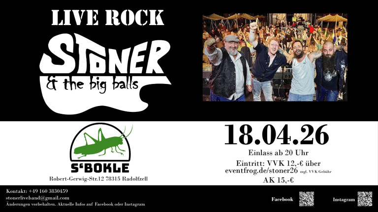 Konzert: Stoner & the big Balls