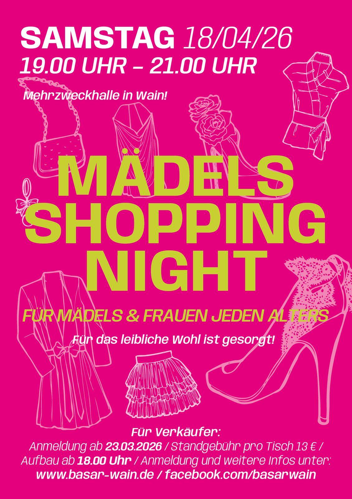 Mädels Shopping Night