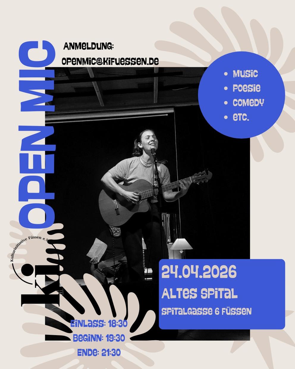 Open Mic der Kulturinitiative Füssen