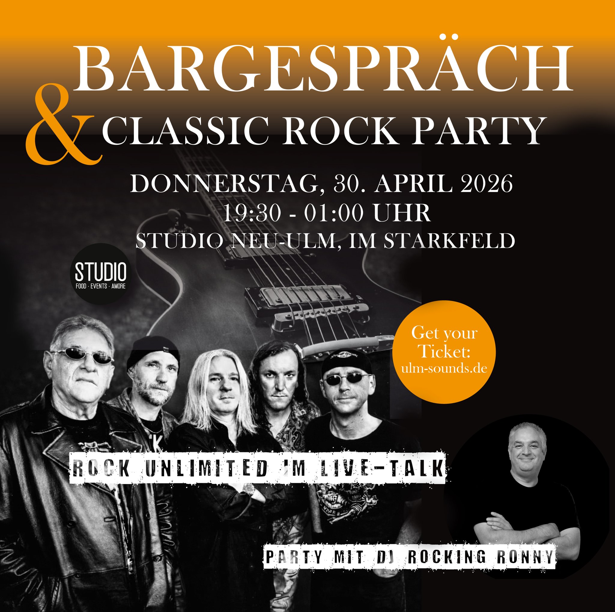 Bargespräch & Classic-Rock-Party