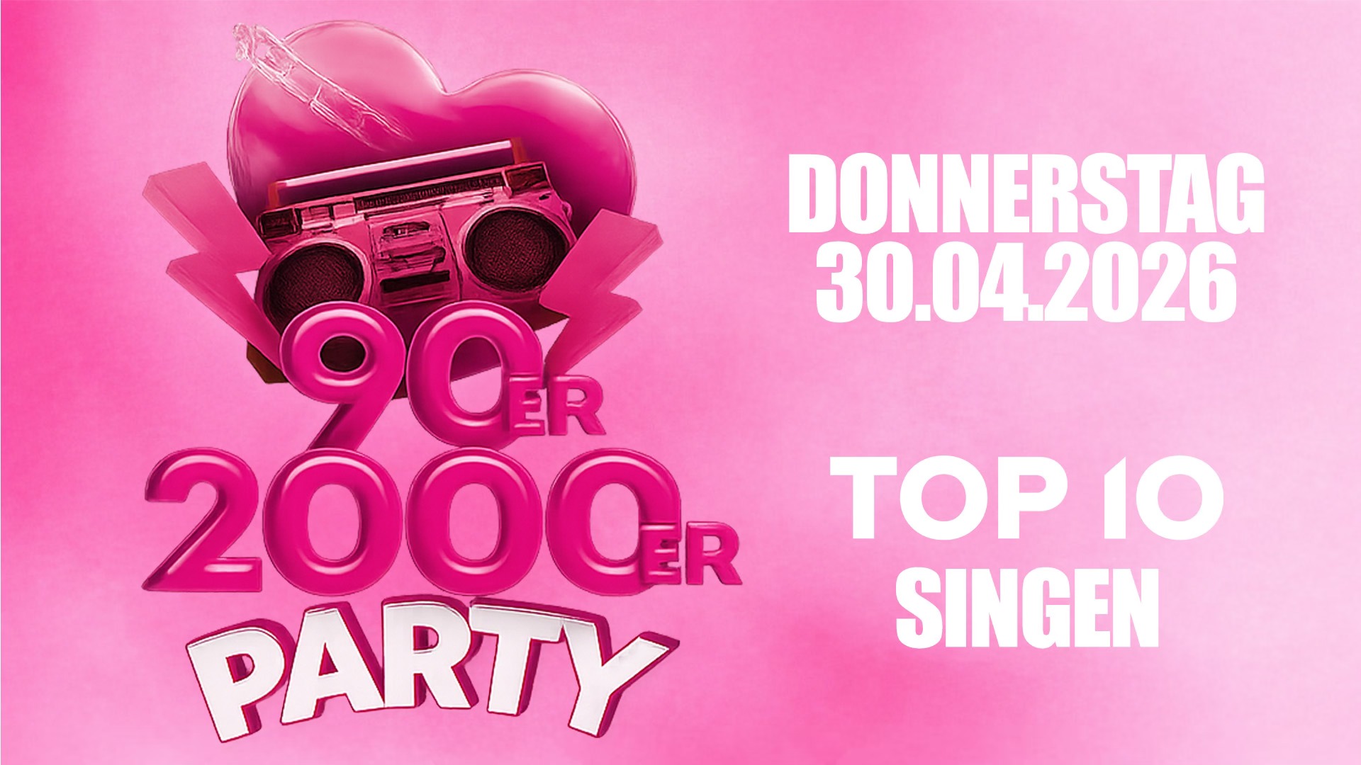 Mega 90er & 2000er Party!