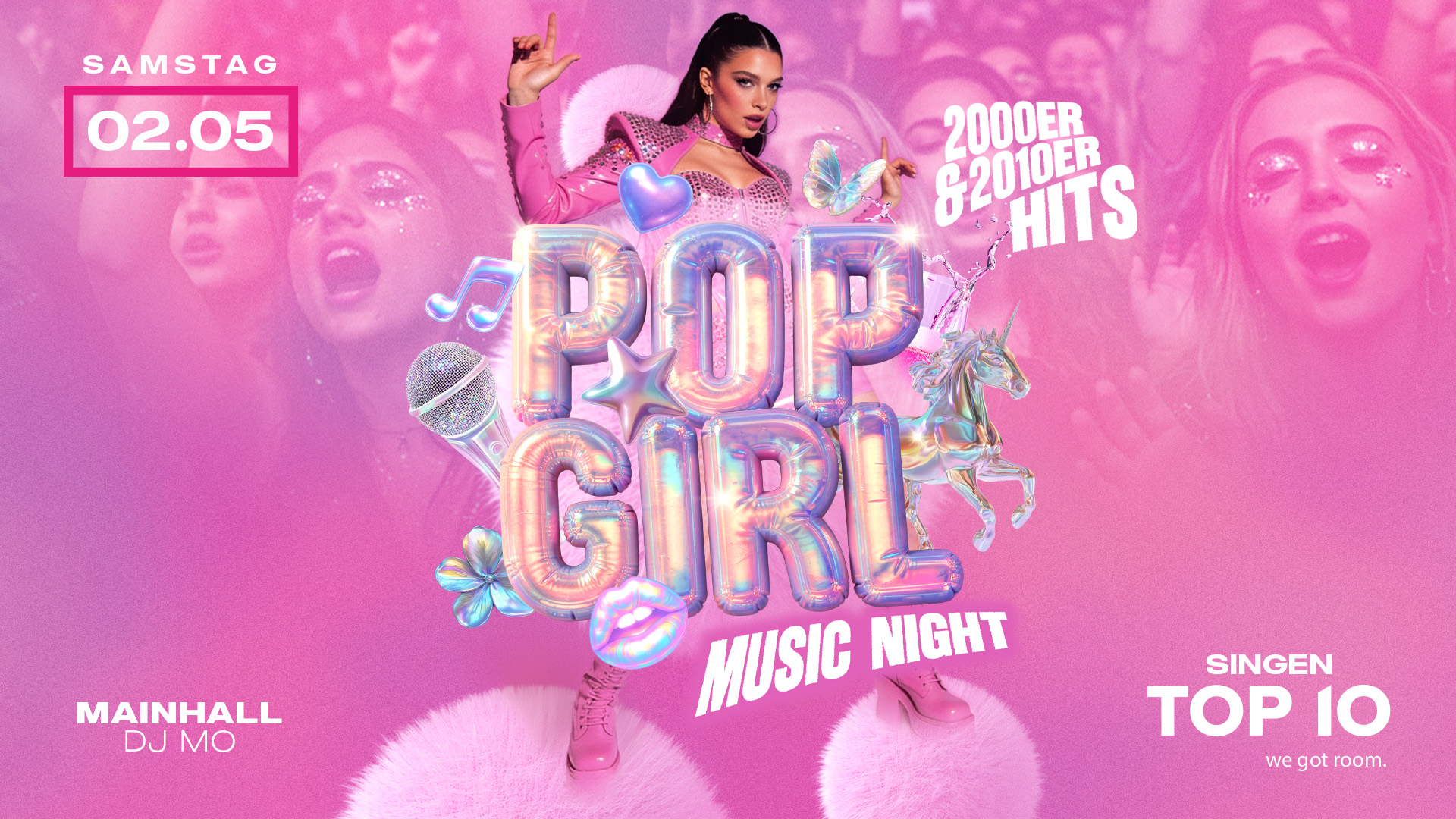 Pop Girl – die 2010er Party!