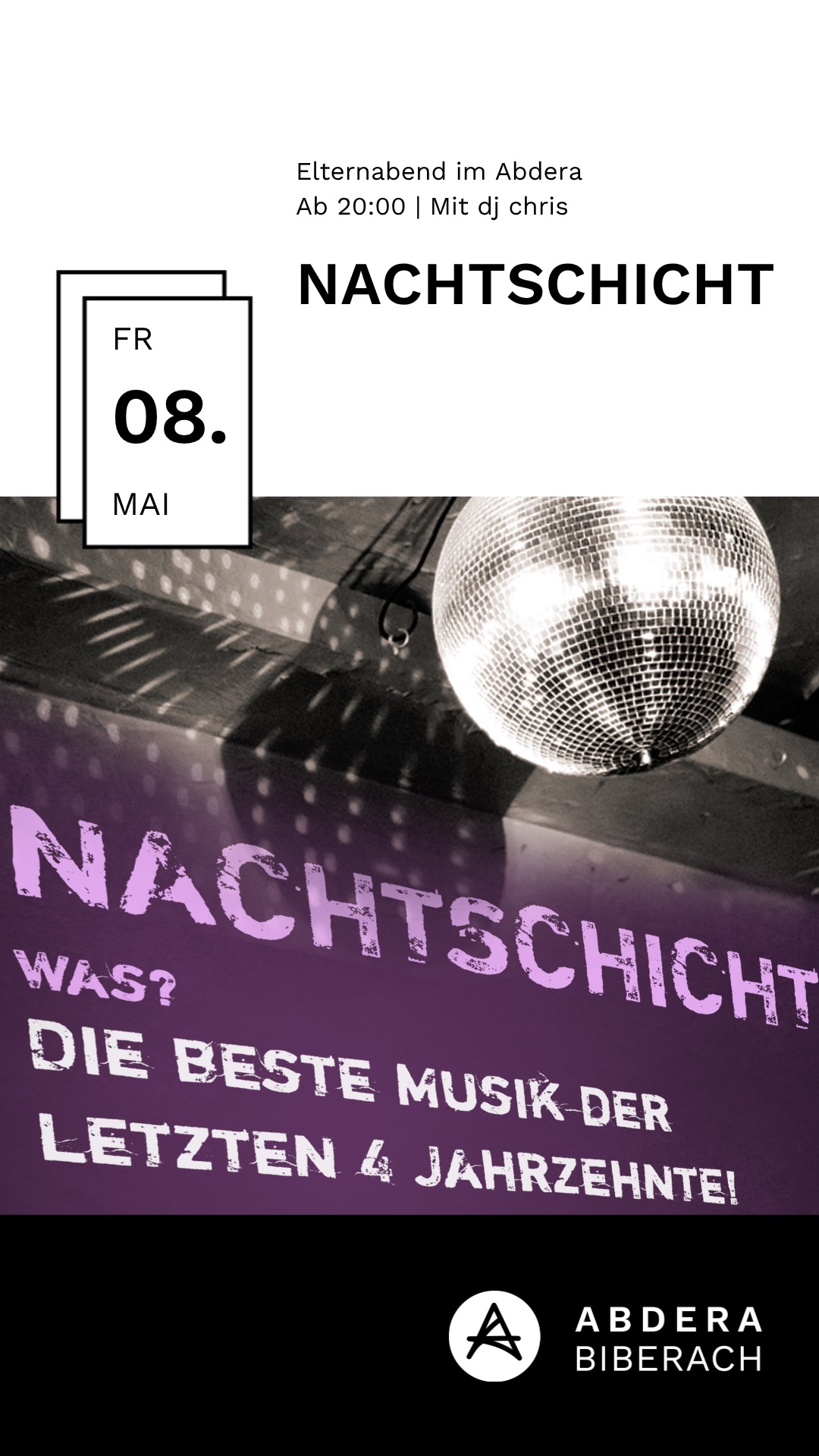 Nachtschicht @ ABDERA Biberach