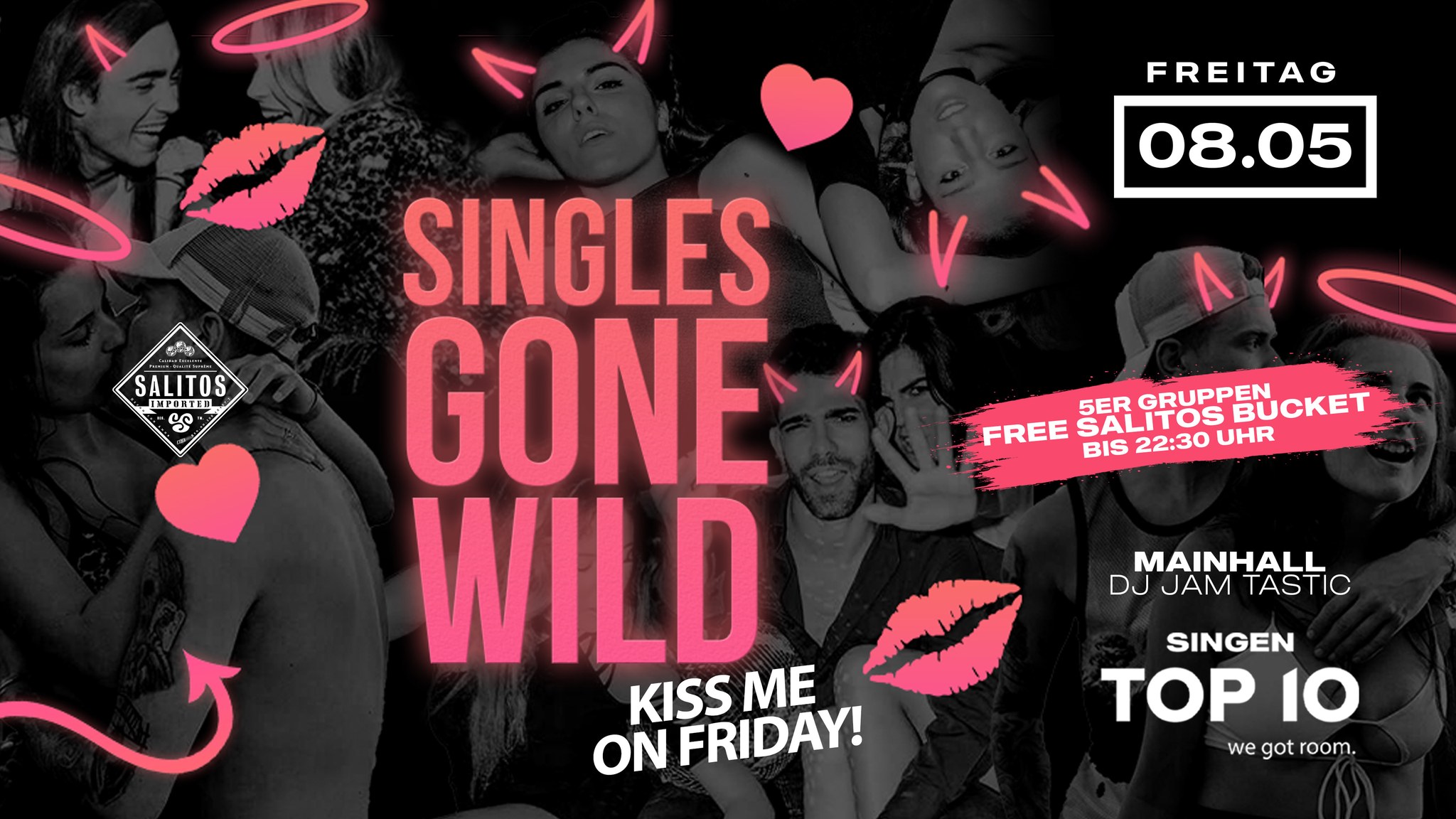 Singles gone wild – Kiss me on Friday! 16+