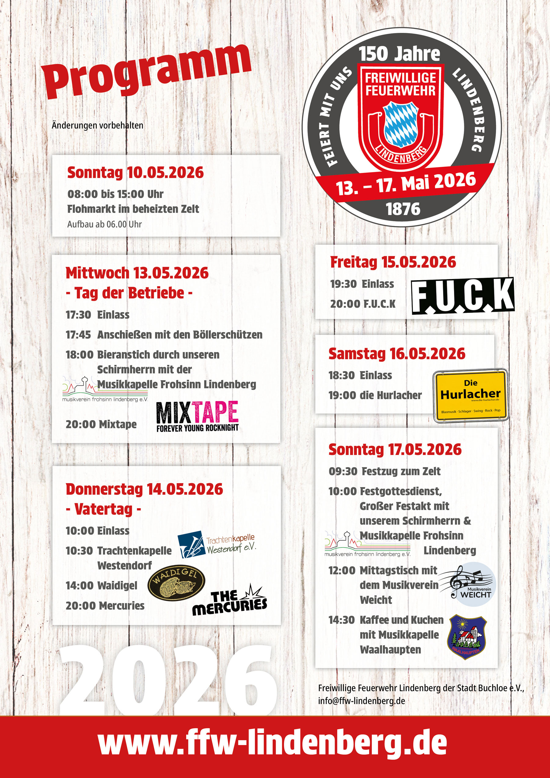 150 Jahre Feuerwehr Lindenberg (Buchloe)