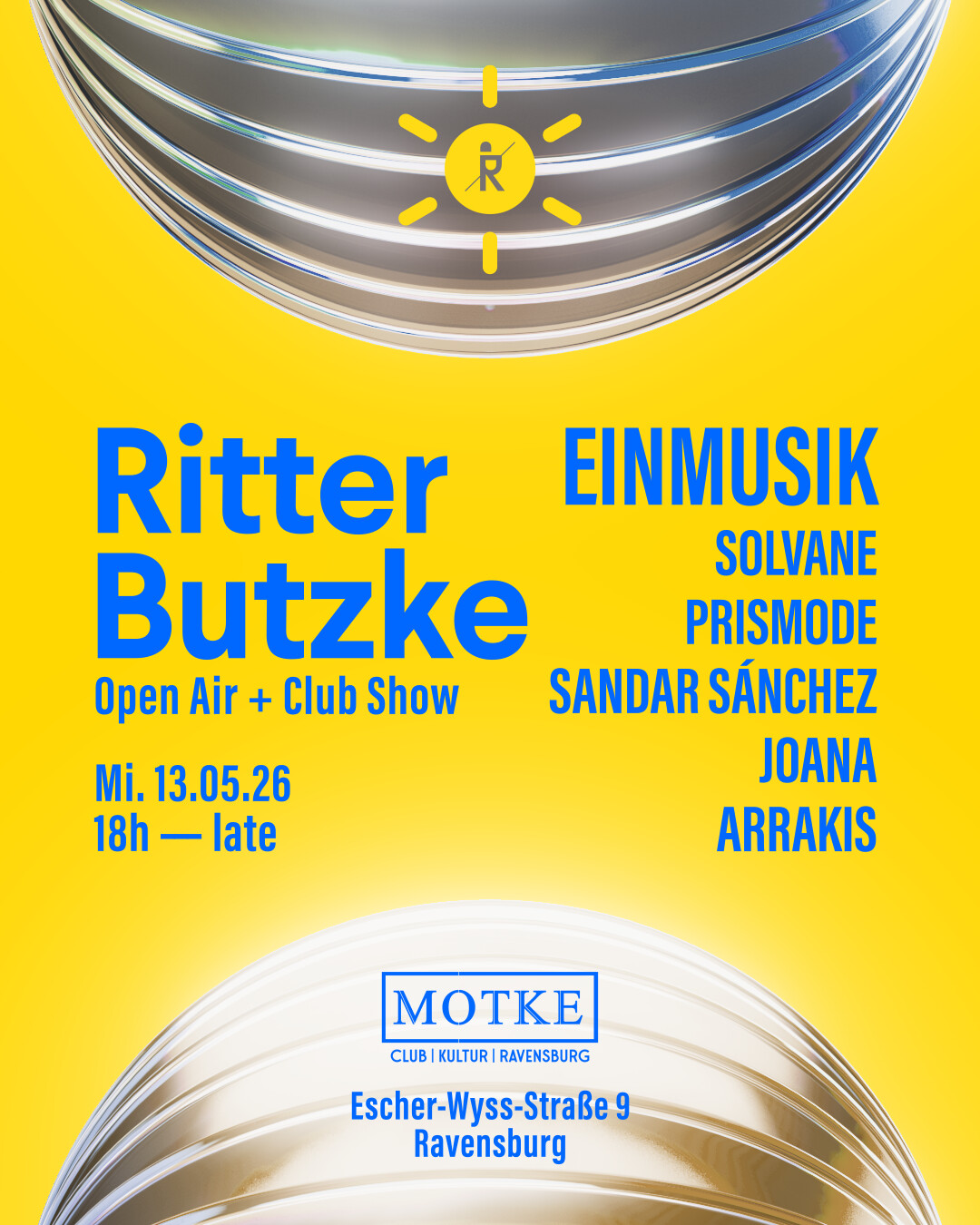 RITTER BUTZKE X MOTKE / OPEN AIR + CLUBSHOW