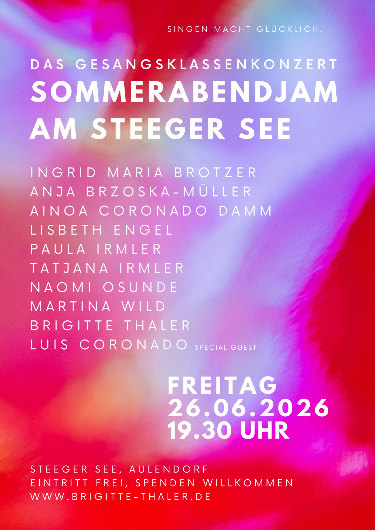 Sommerabendjam am Steeger See