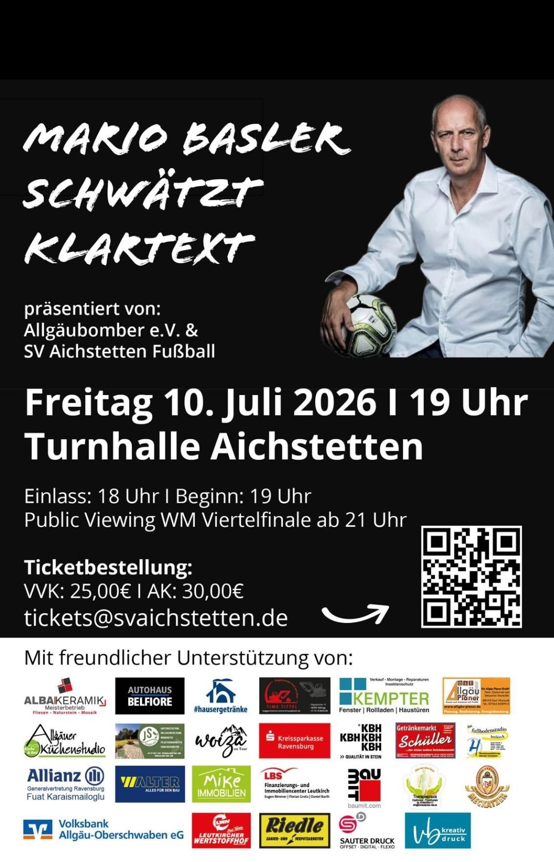 Mario Basler schwätzt Klartext