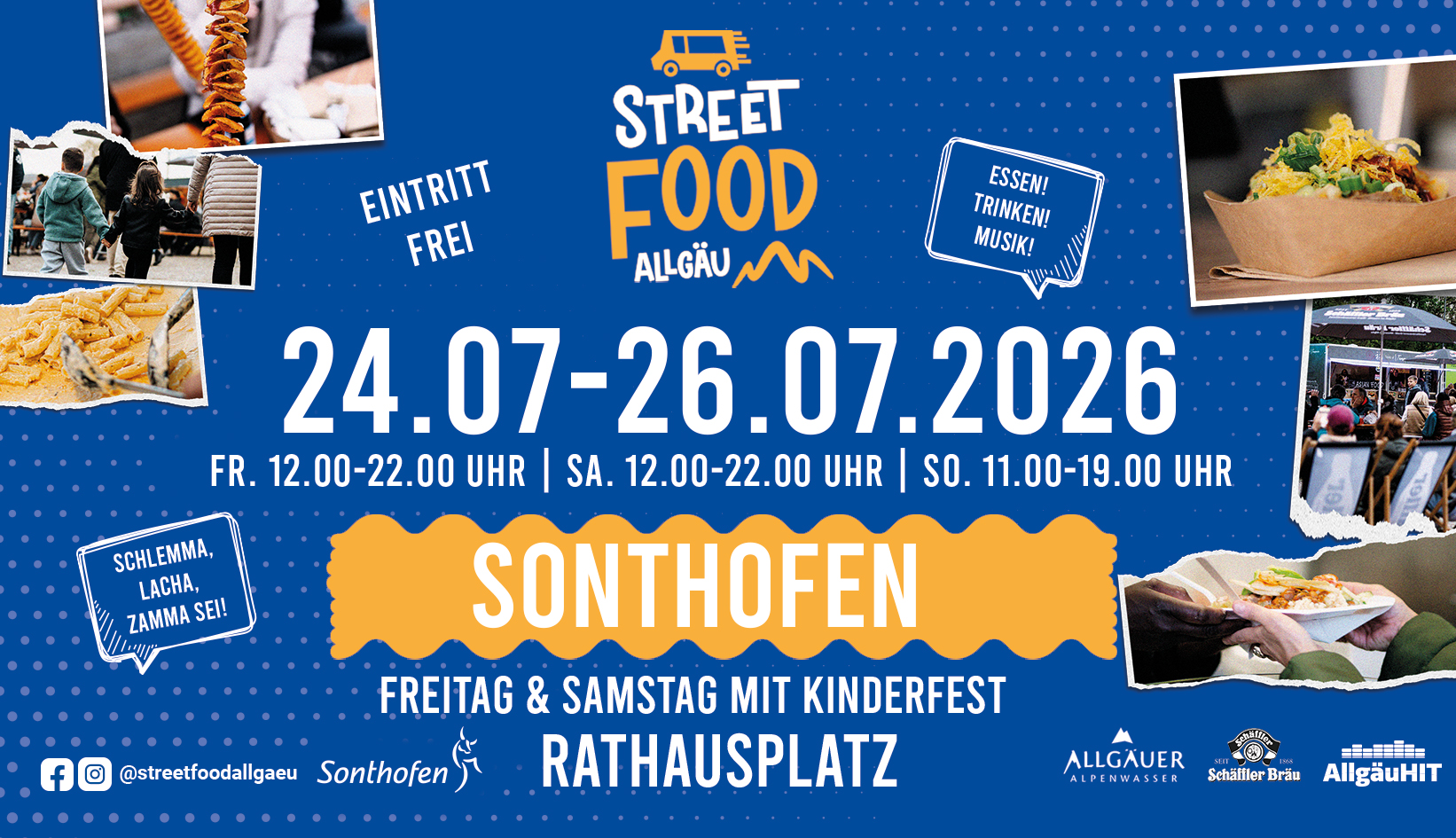 Allgäuer Streetfood Markt – Sonthofen – Am Rathausplatz