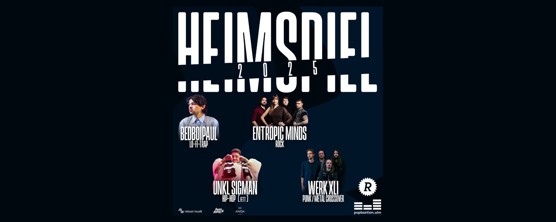 Heimspiel mit Unkl Sigman, Werk XLI, Entropic Minds und BedBoiPaul