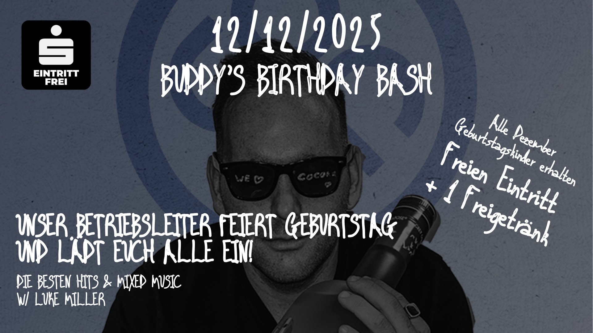BUDDY’S BIRTHDAY BASH