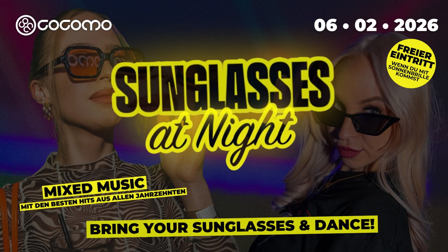 Sunglasses at Night!