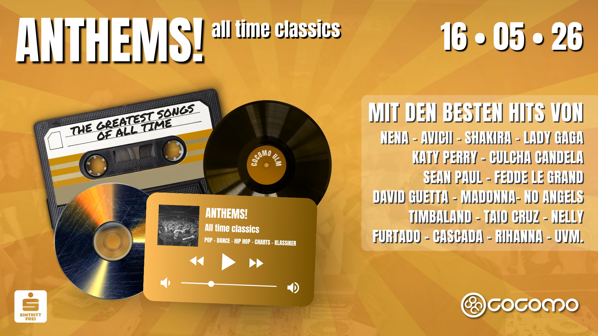 ANTHEMS! All time classics