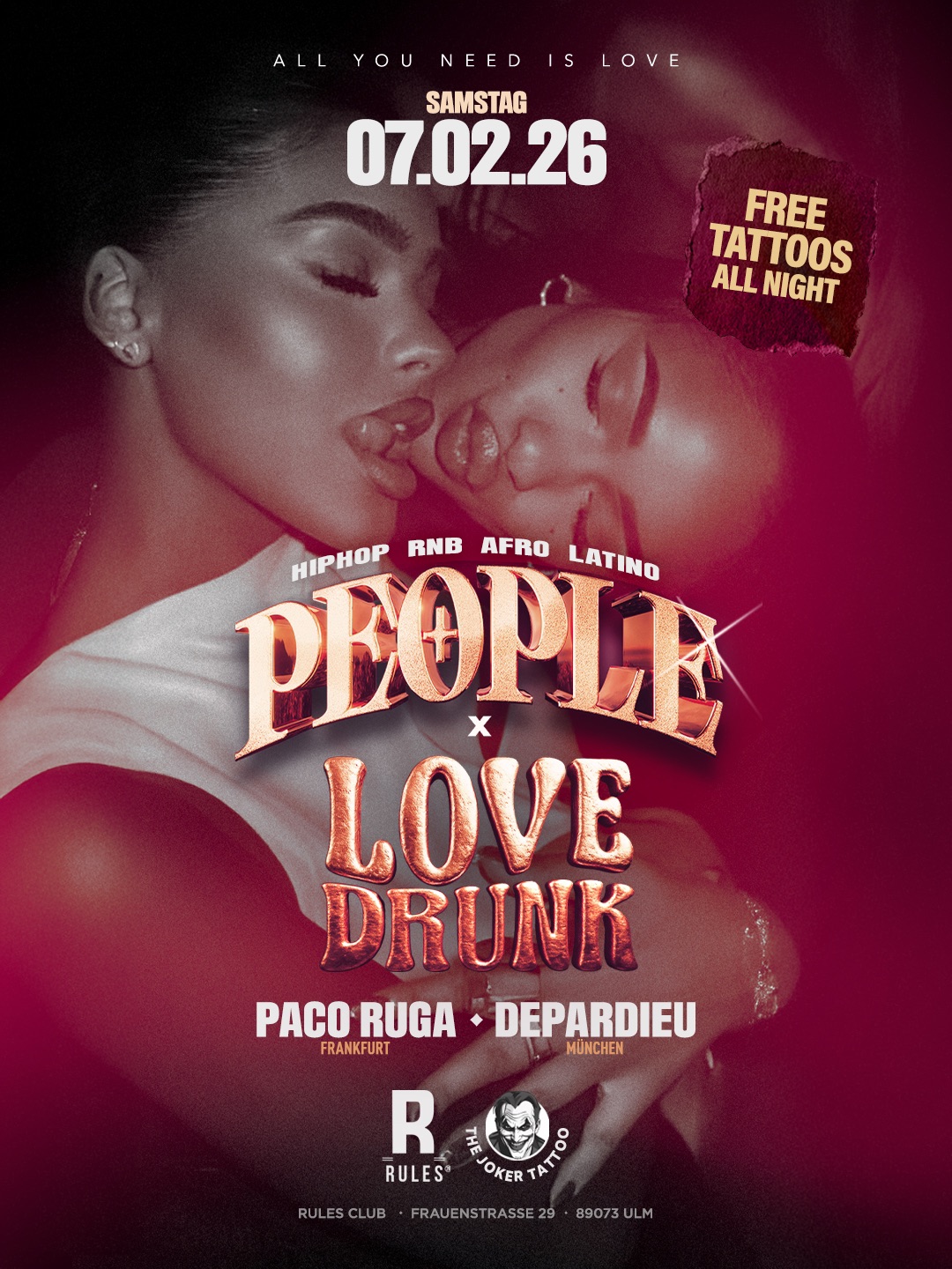 PEOPLE ✘ LOVEDRUNK