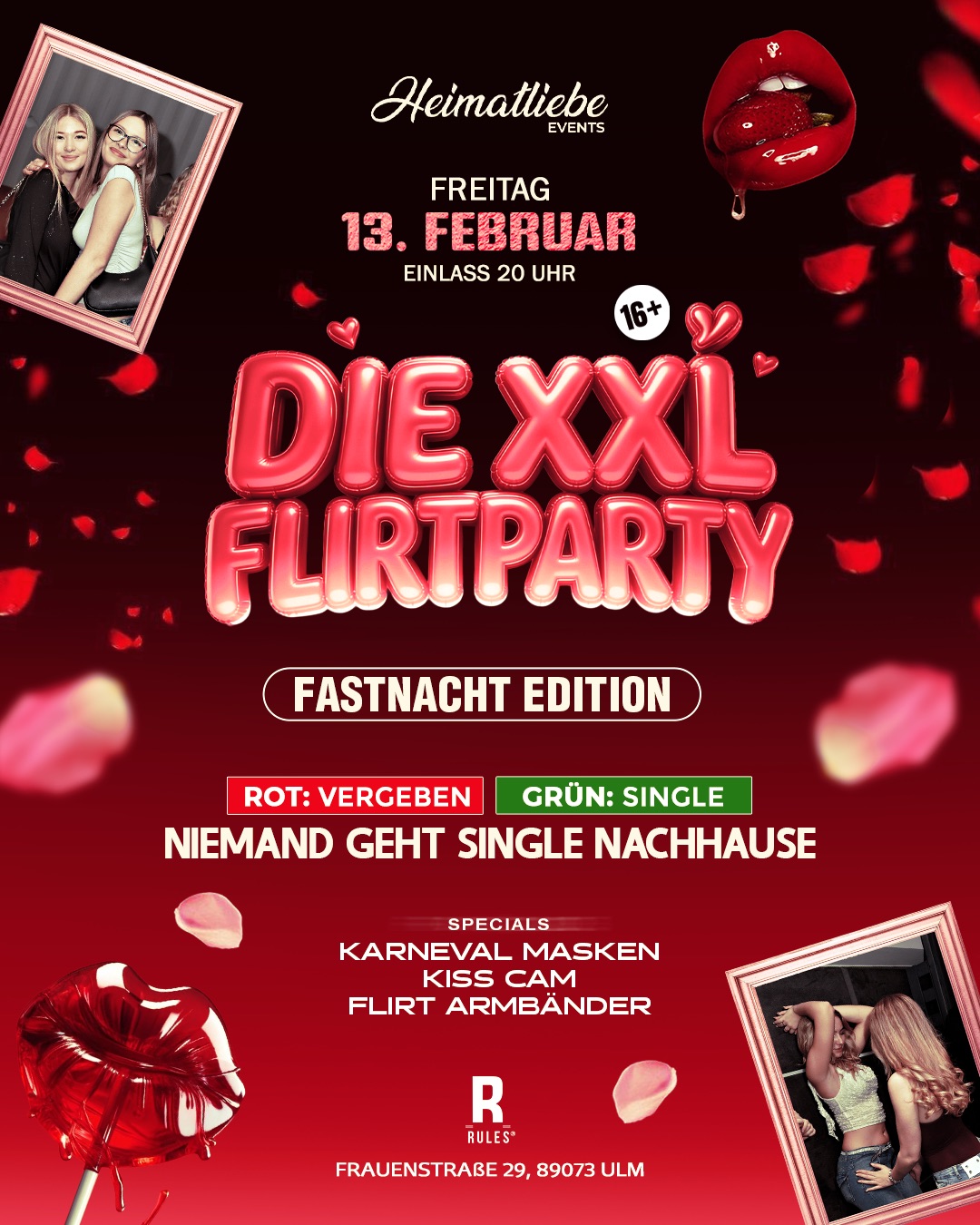 XXL FLIRTPARTY FASTNACHTS EDITION