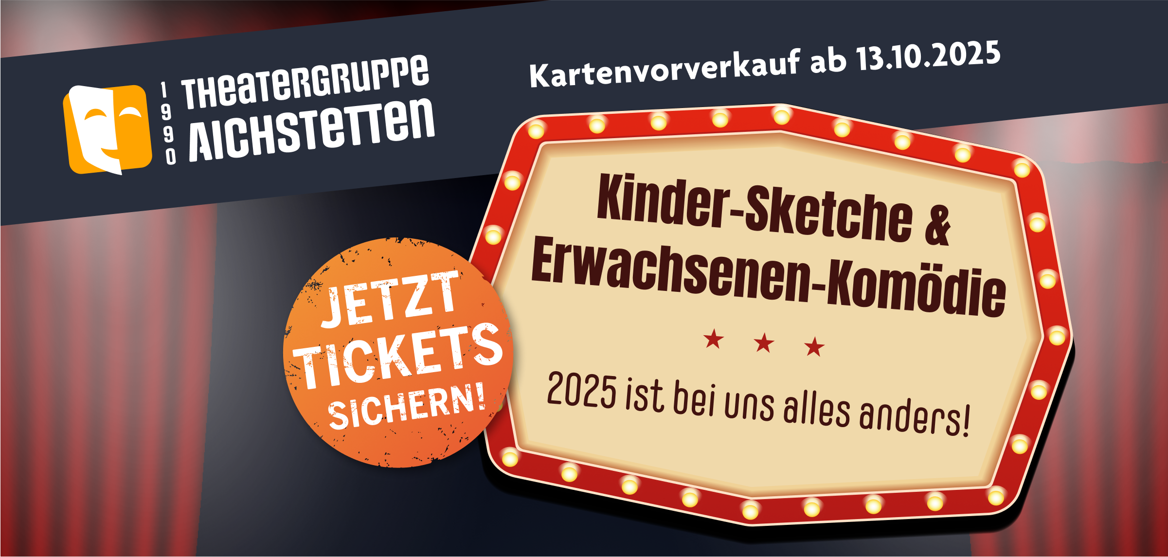 Die Theatergruppe Aichstetten präsentiert: Kinder-Sketche & Erwachsenen-Komödie