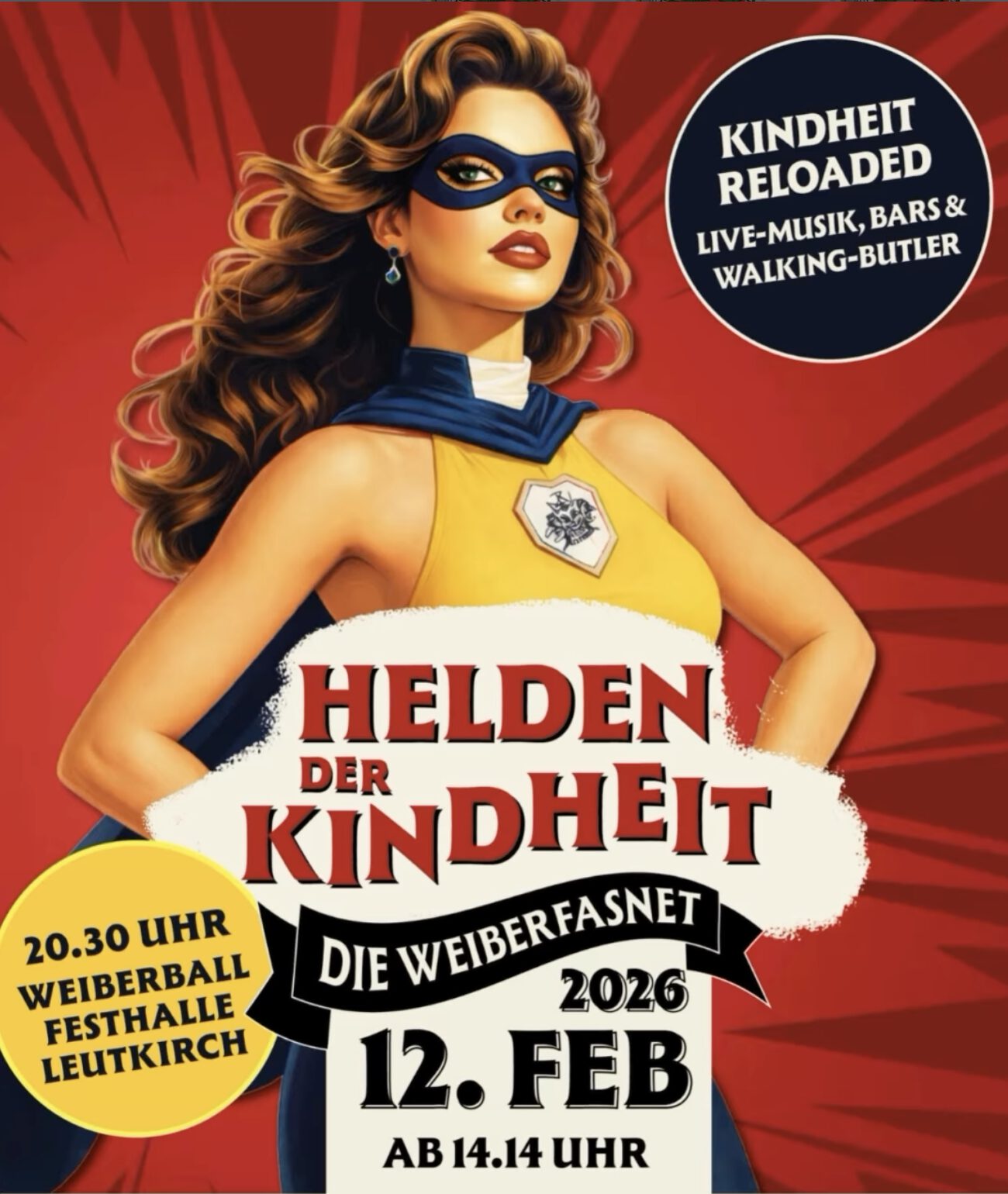 🎉 🎉 Leutkircher Straßenfasnet: „Helden der Kindheit“ 🎉 🎉