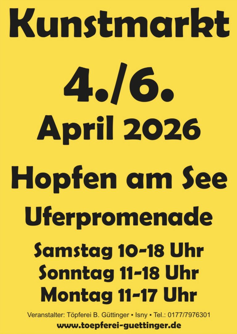 Kunstmarkt in Hopfen am See