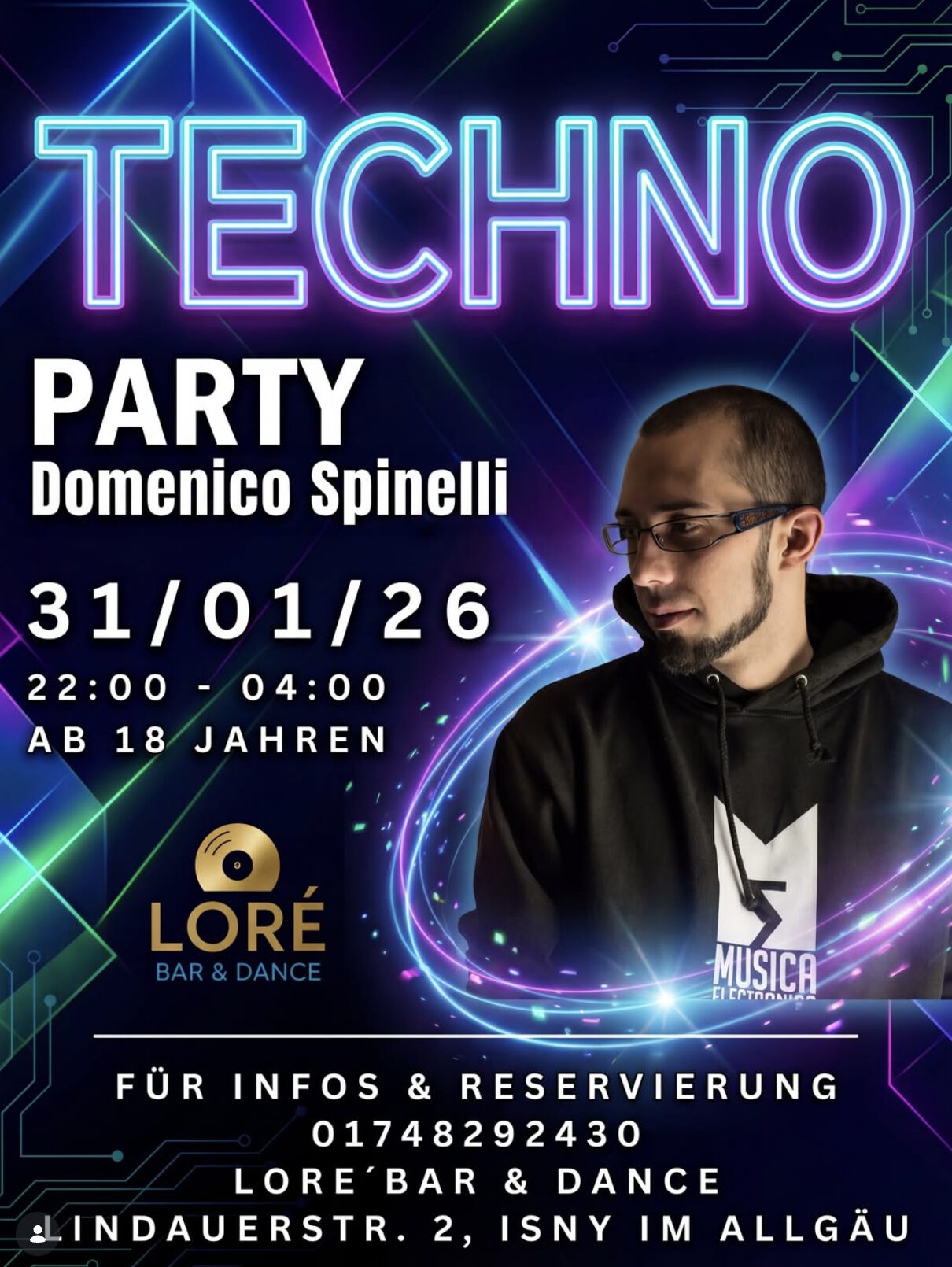 TECHNO PARTY – Domenico Spinelli