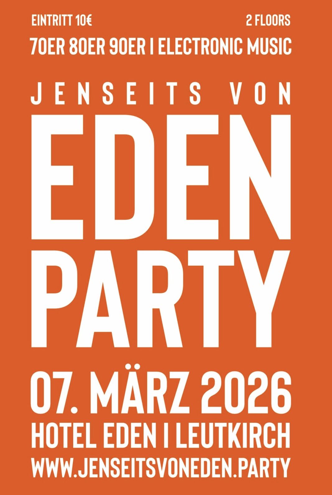 Jenseits von Eden Party