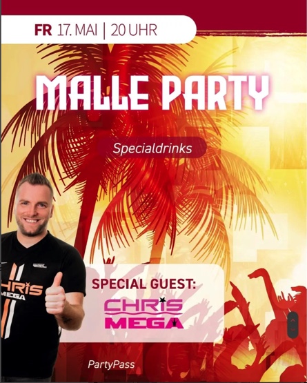 Malle Party mit Chris Mega