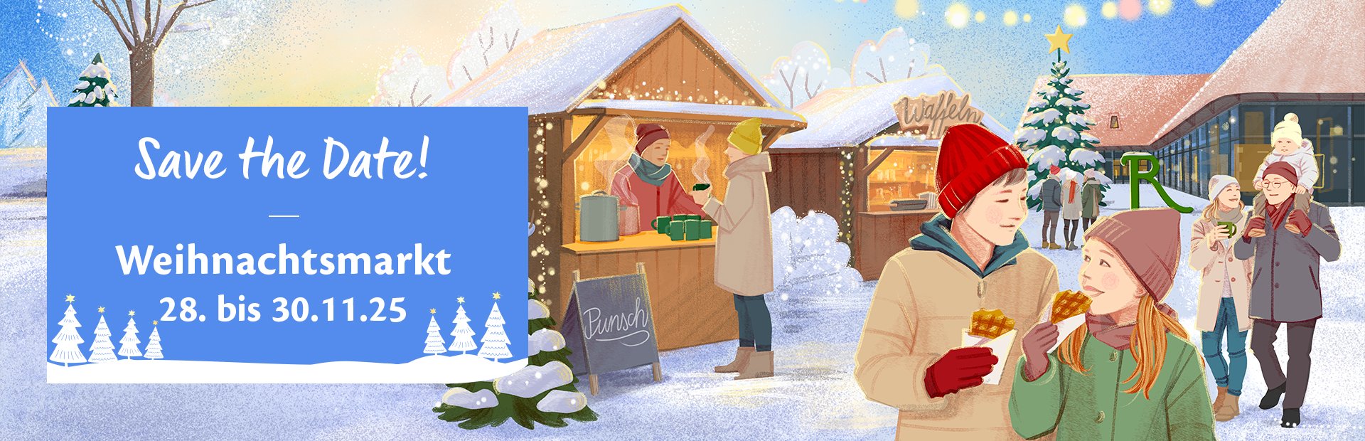 Weihnachtsmarkt in der Rapunzel Welt