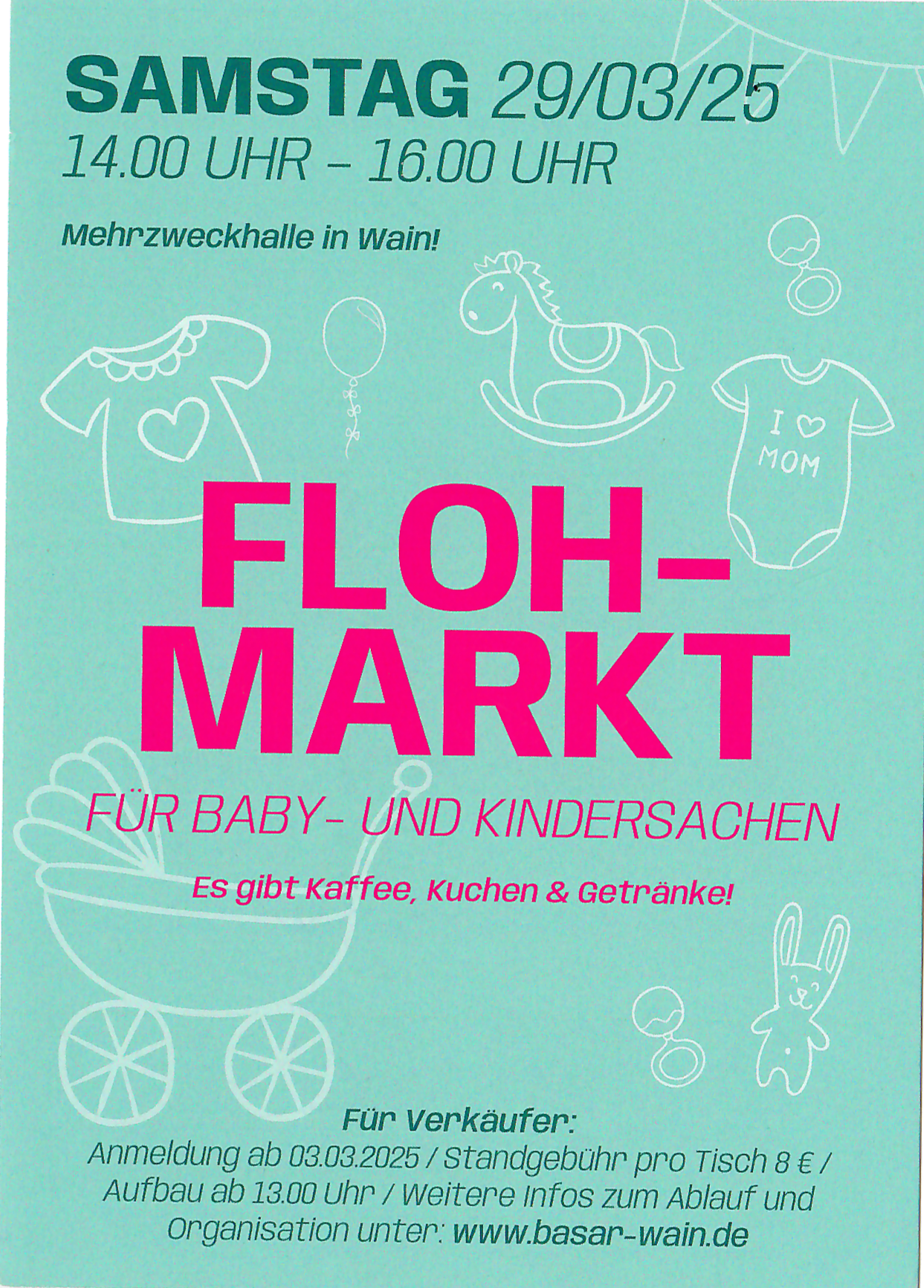 Flohmarkt für Baby- und Kindersachen