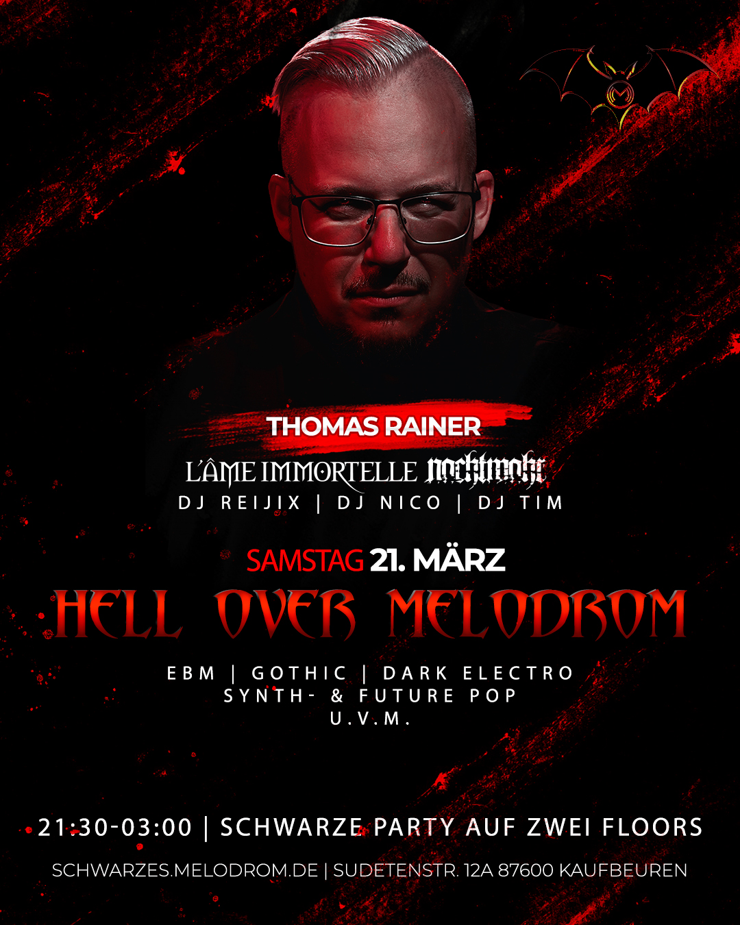 Hell over Melodrom mit Thomas Rainer