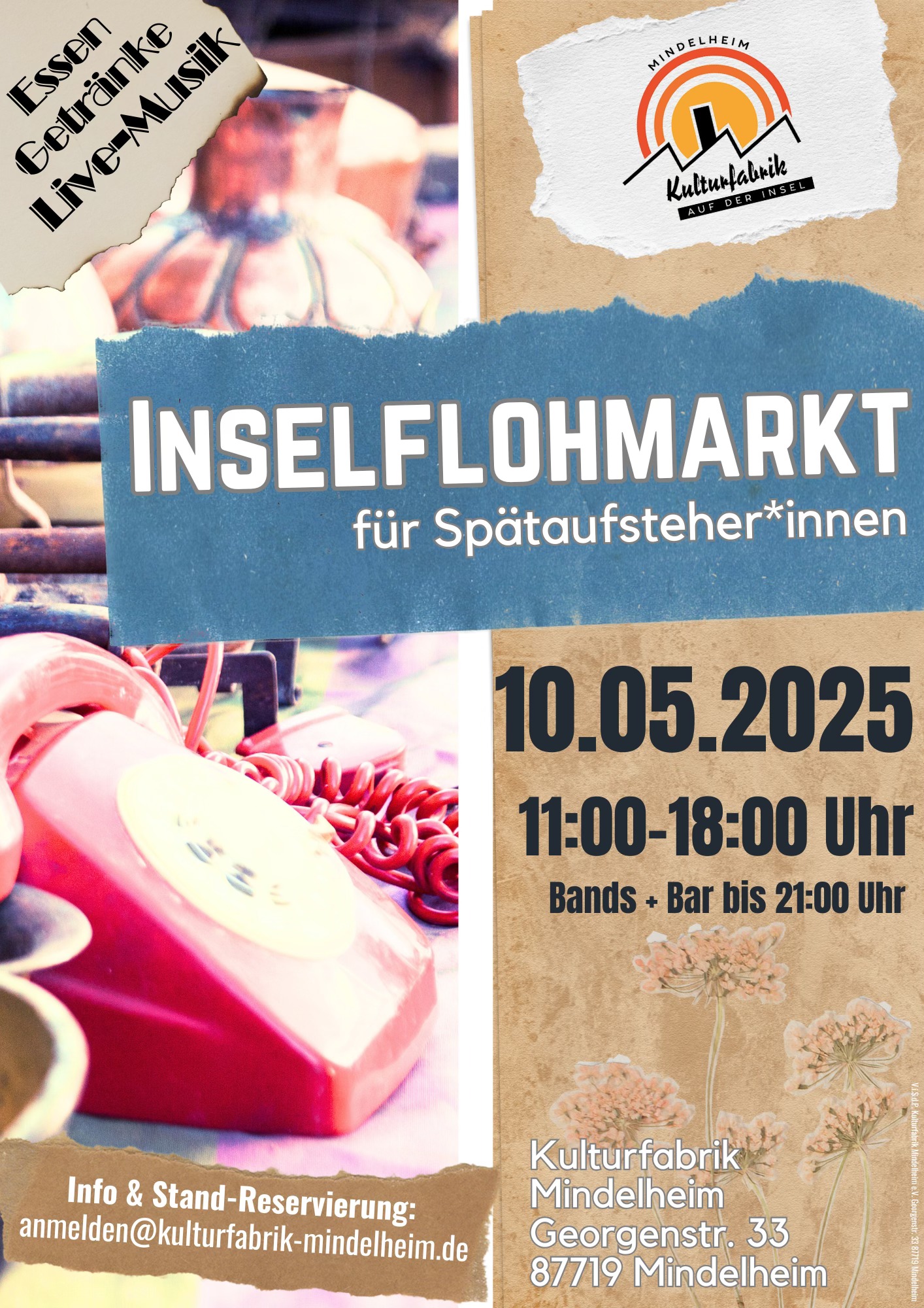 INSELFLOHMARKT für Spätaufsteher*innen