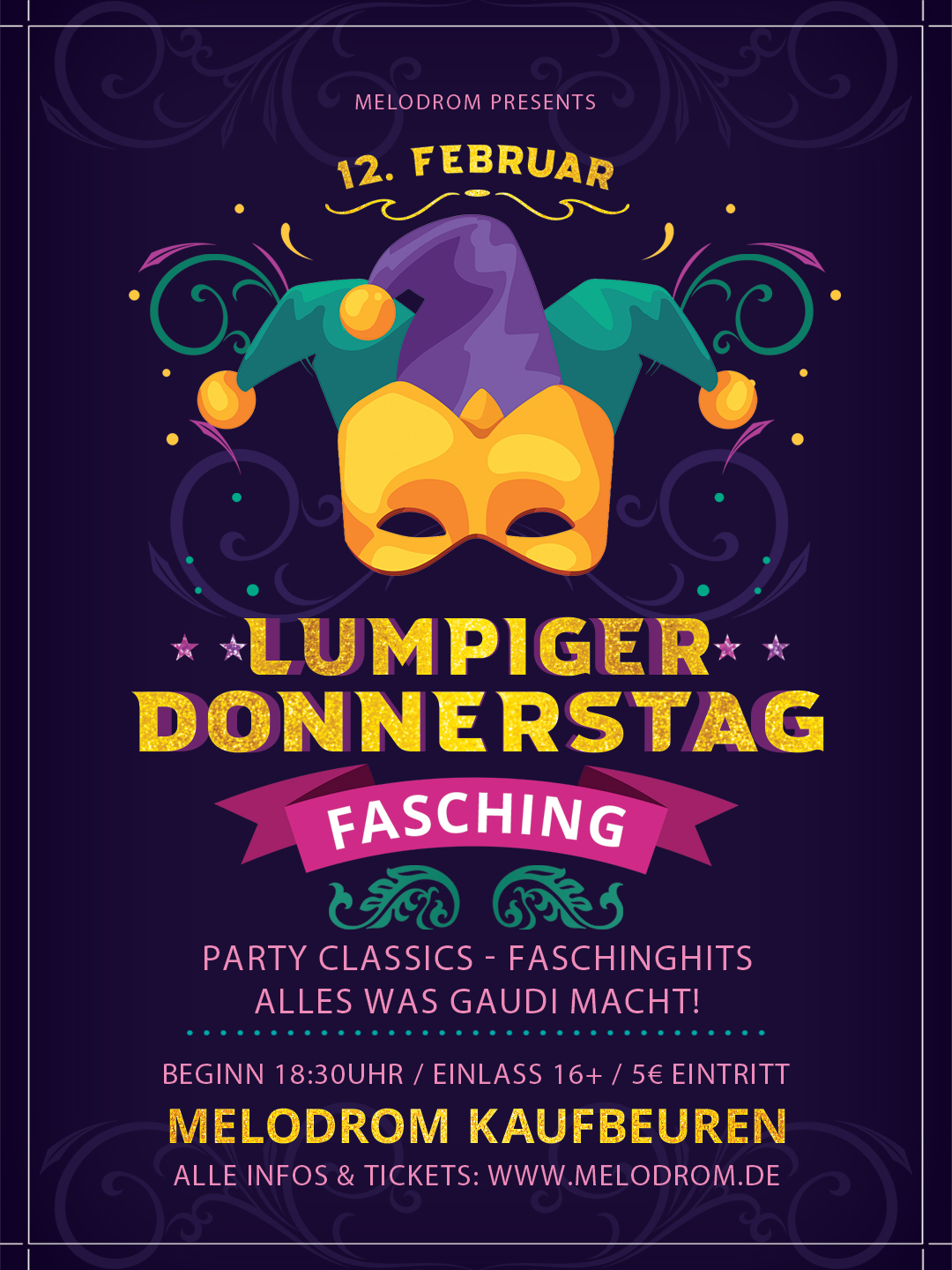 LUMPIGER DONNERSTAG – AFTERSHOW FASCHINGSPARTY