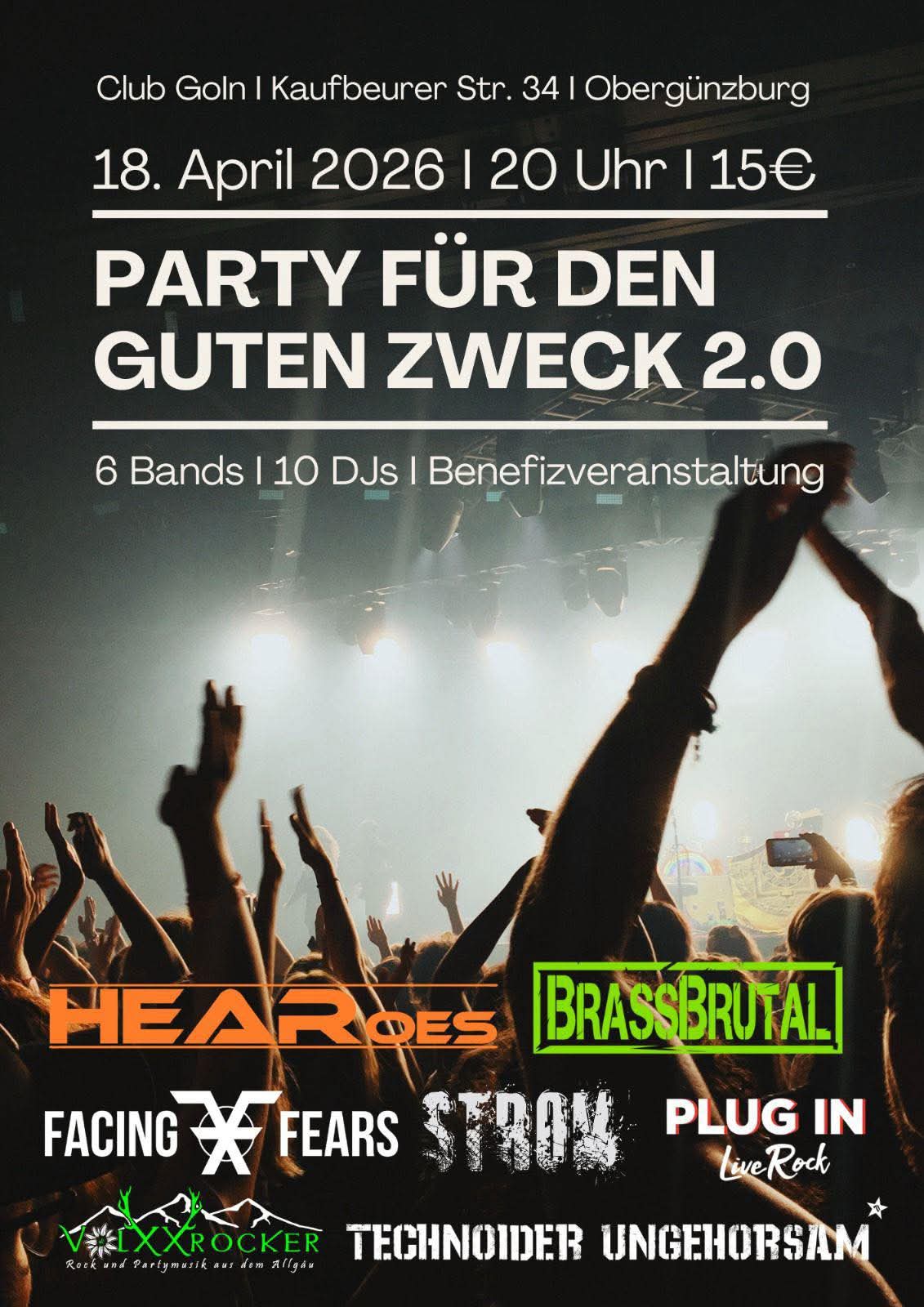 Party für den guten Zweck 2.0