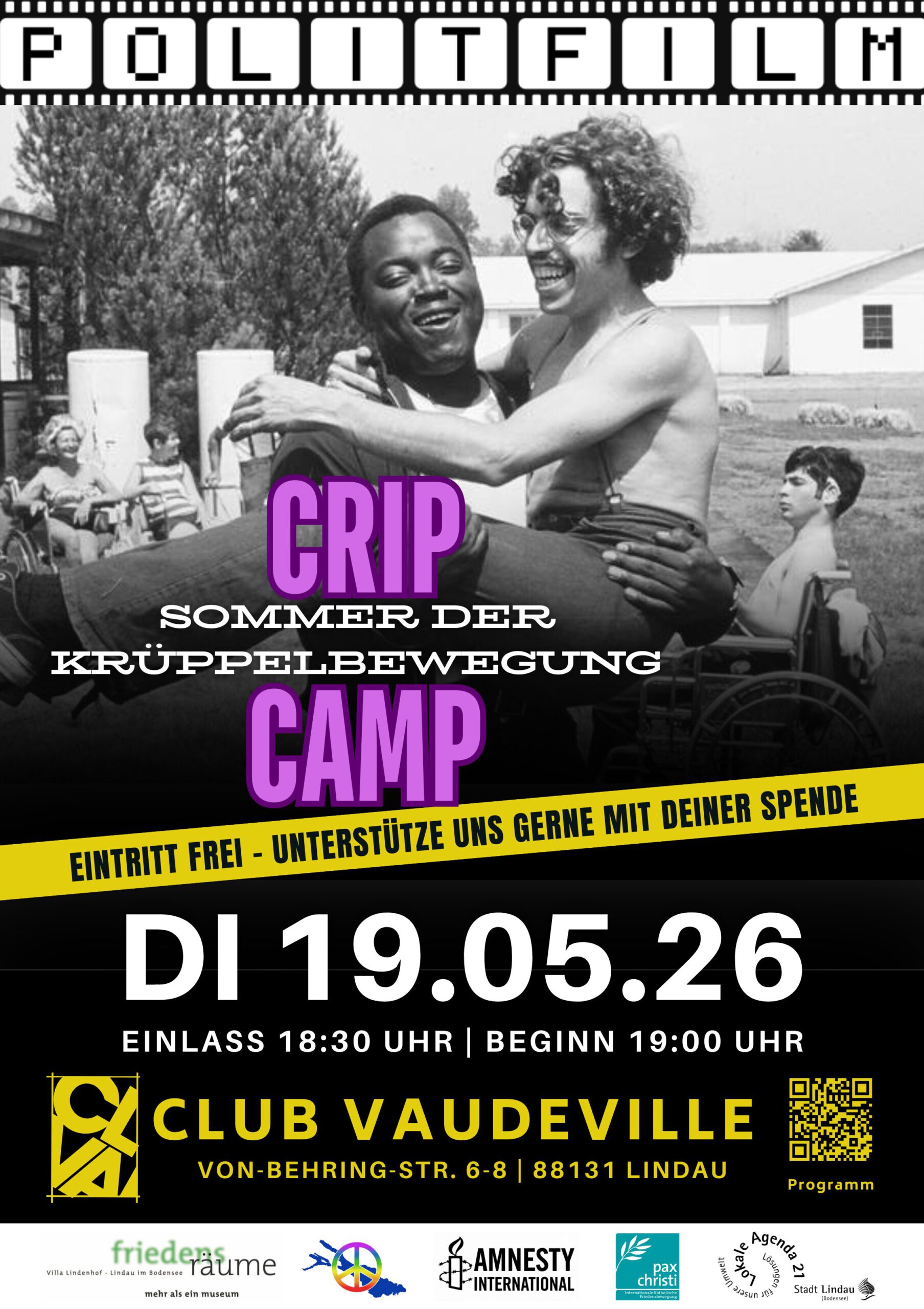 Politfilm: „Crip Camp – Sommer der Krüppelbewegung“
