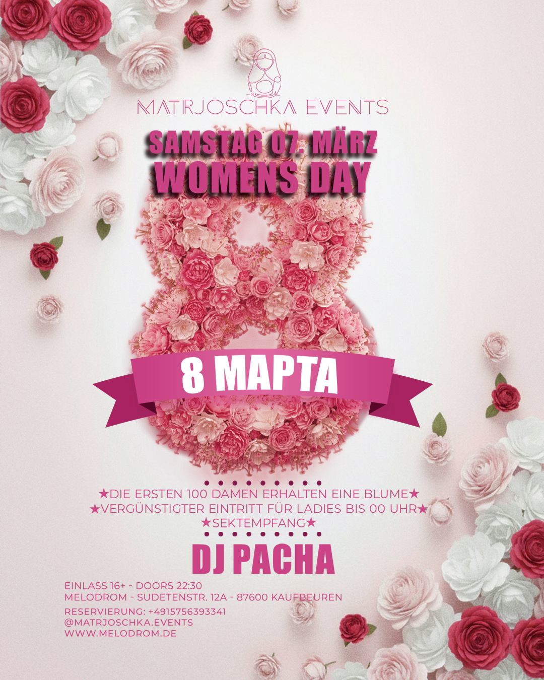 Matrjoschka Events pres. 8 Марта/Weltfrauentag
