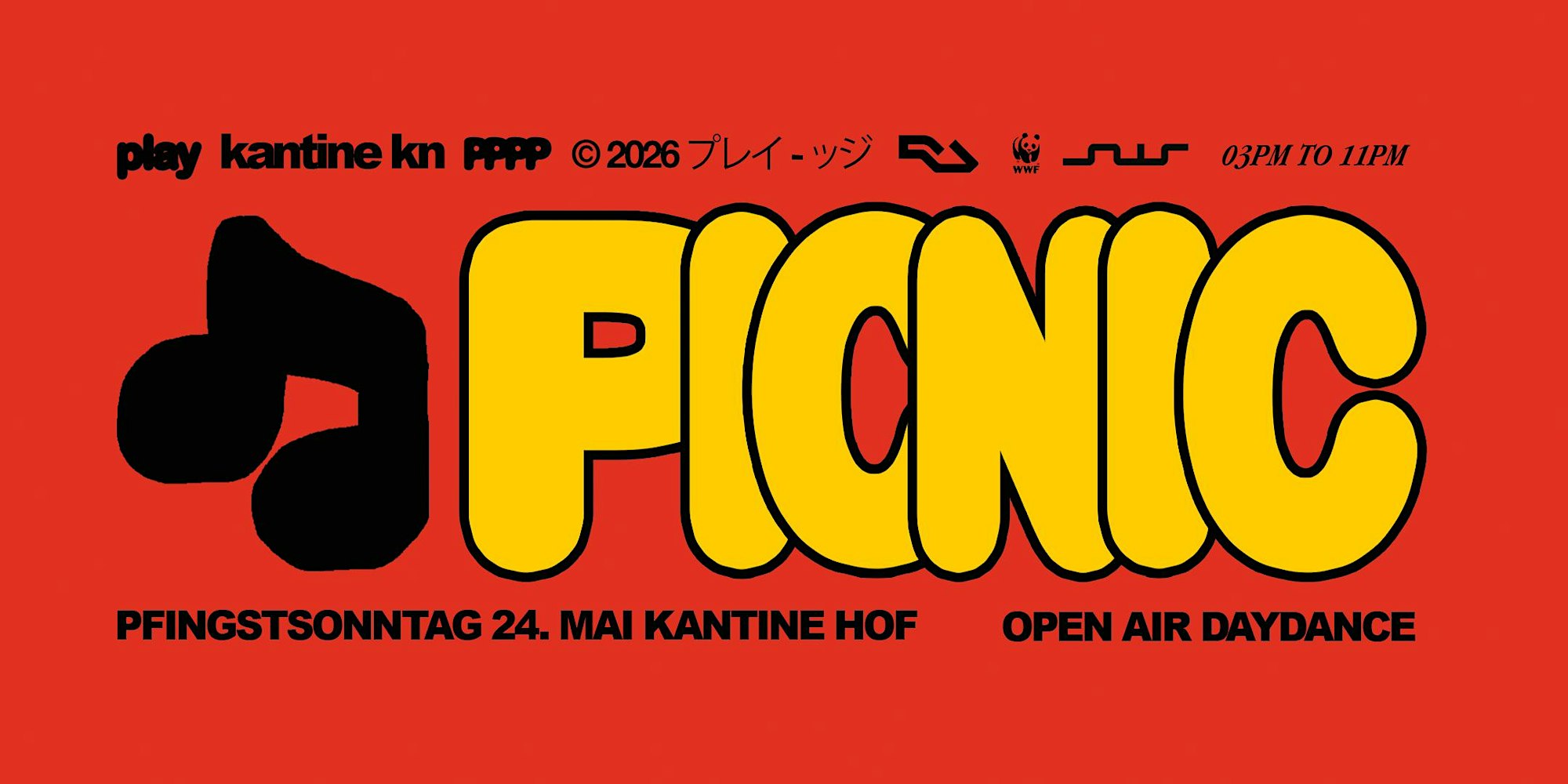 PICNIC Open Air Daydance 24.Mai Kantine Hof