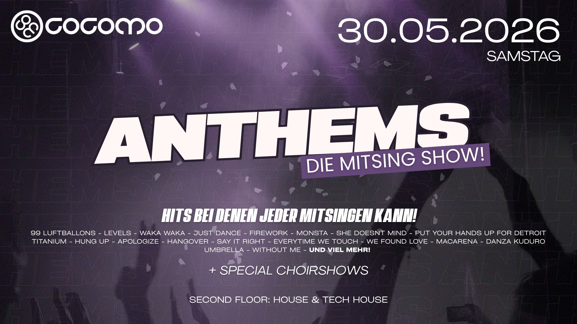 ANTHEMS! Die Mitsing Show