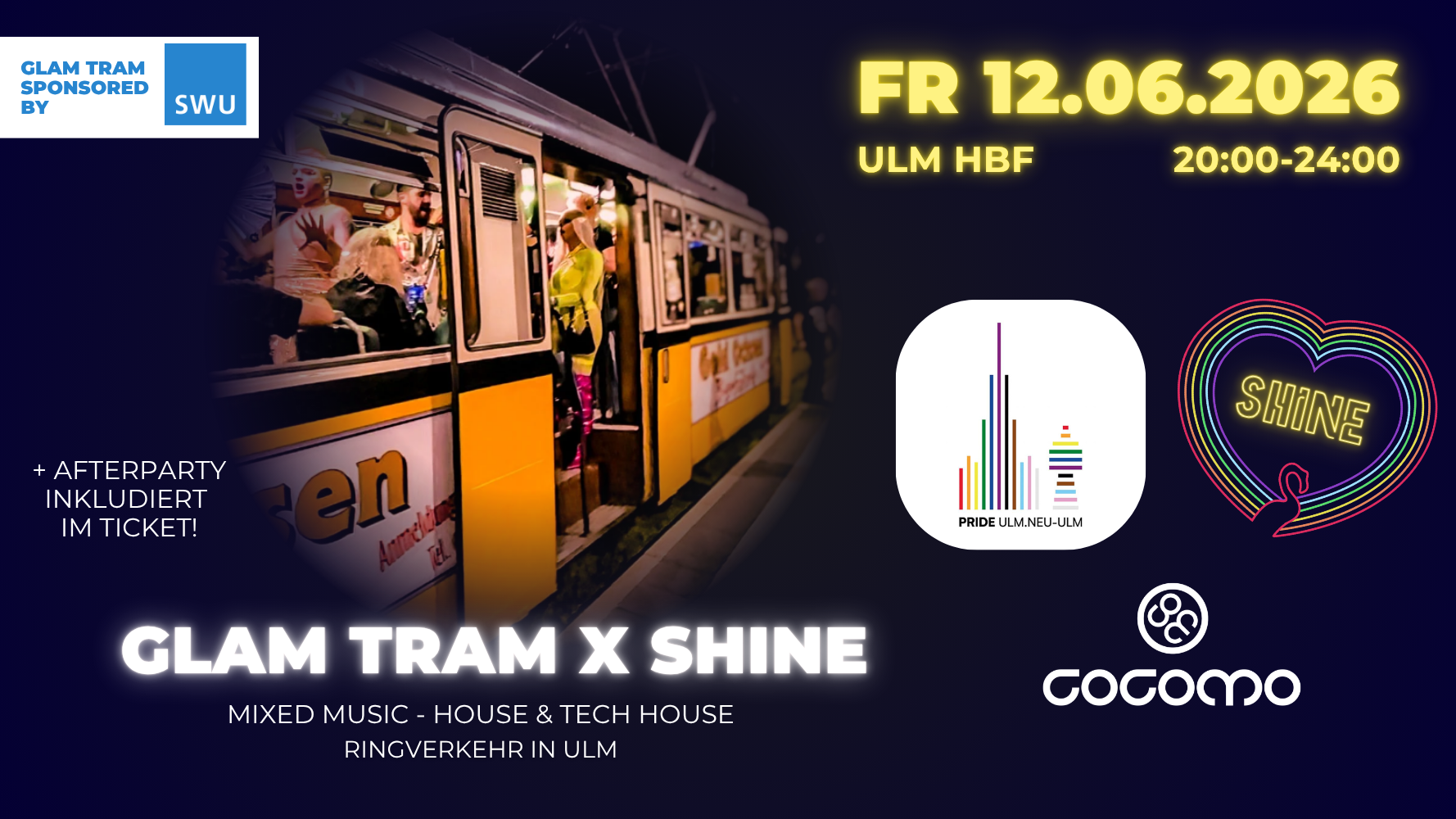 GLAM TRAM x SHINE