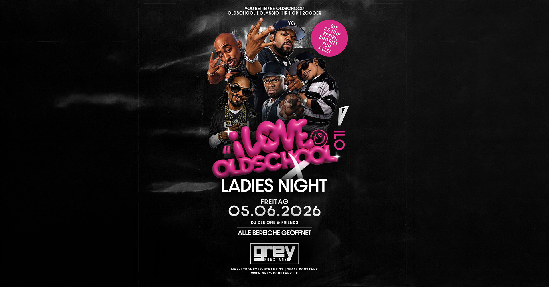 I LOVE OLDSCHOOL & LADIES NIGHT