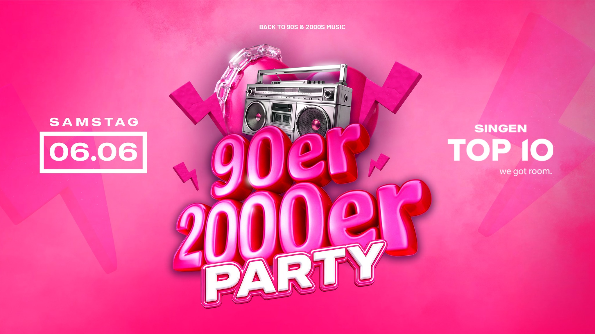 Die Mega 90er & 2000er Party