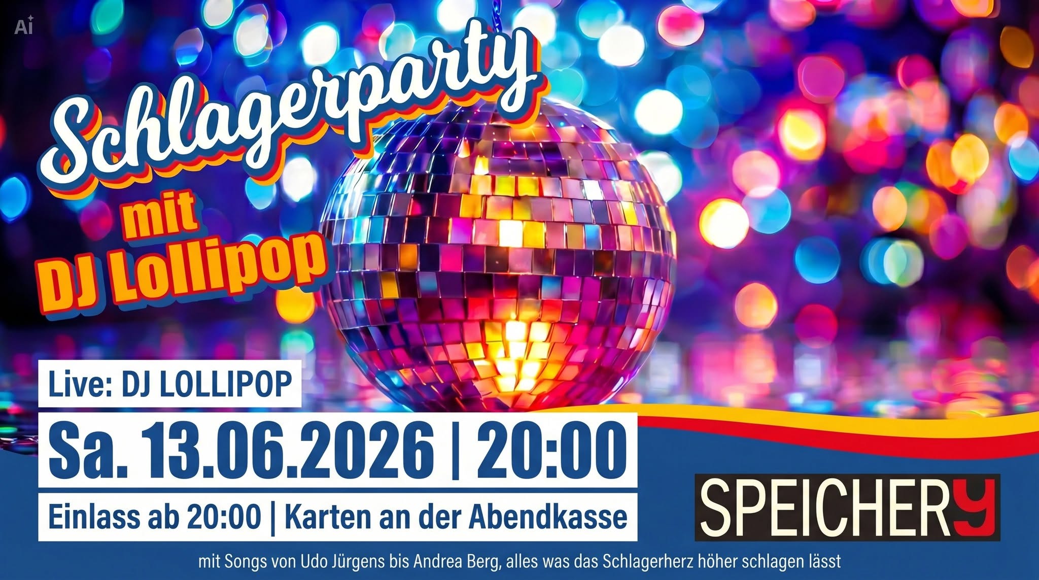 Schlagerparty mit DJ Lollipop