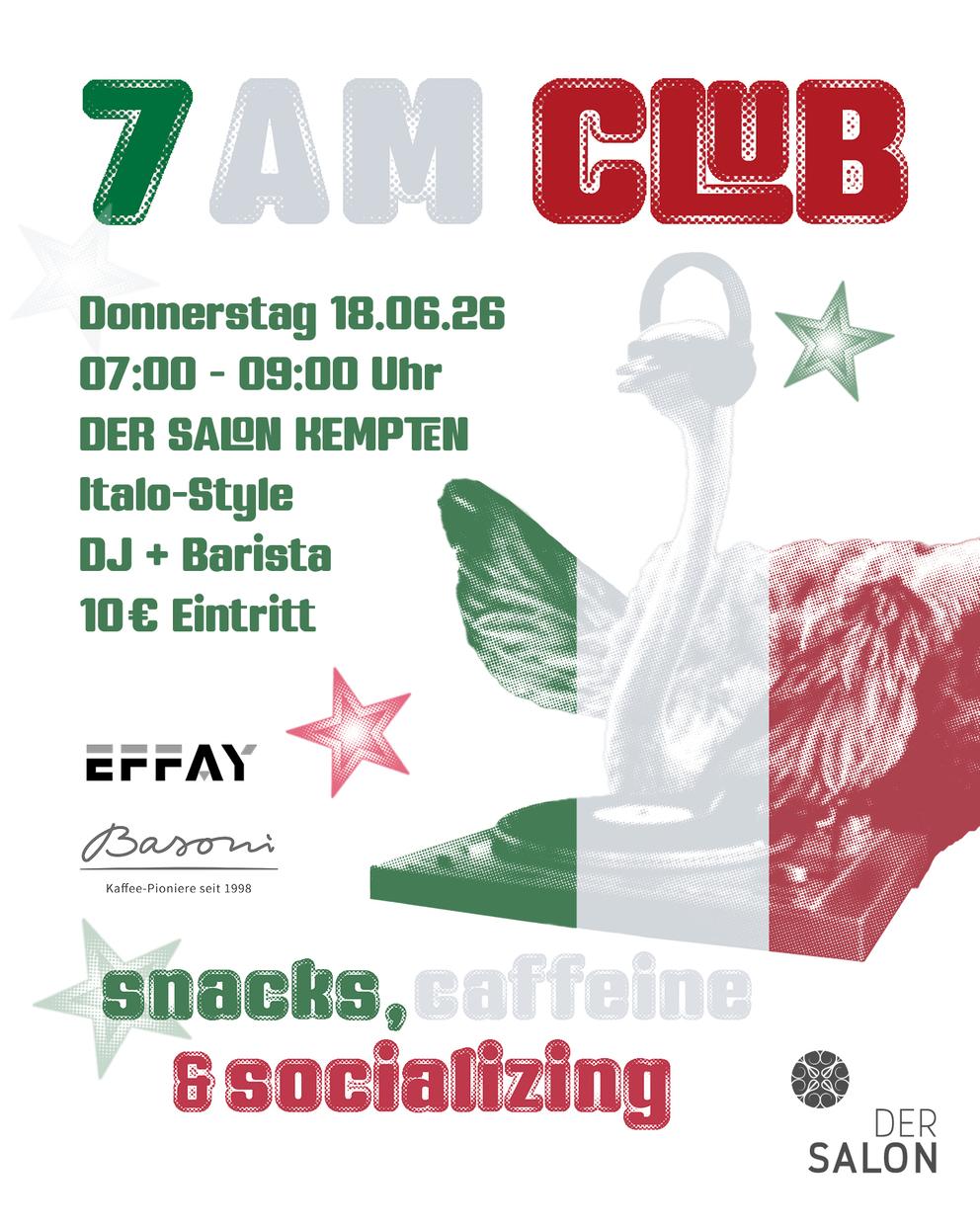 7AM Club – molto italiano