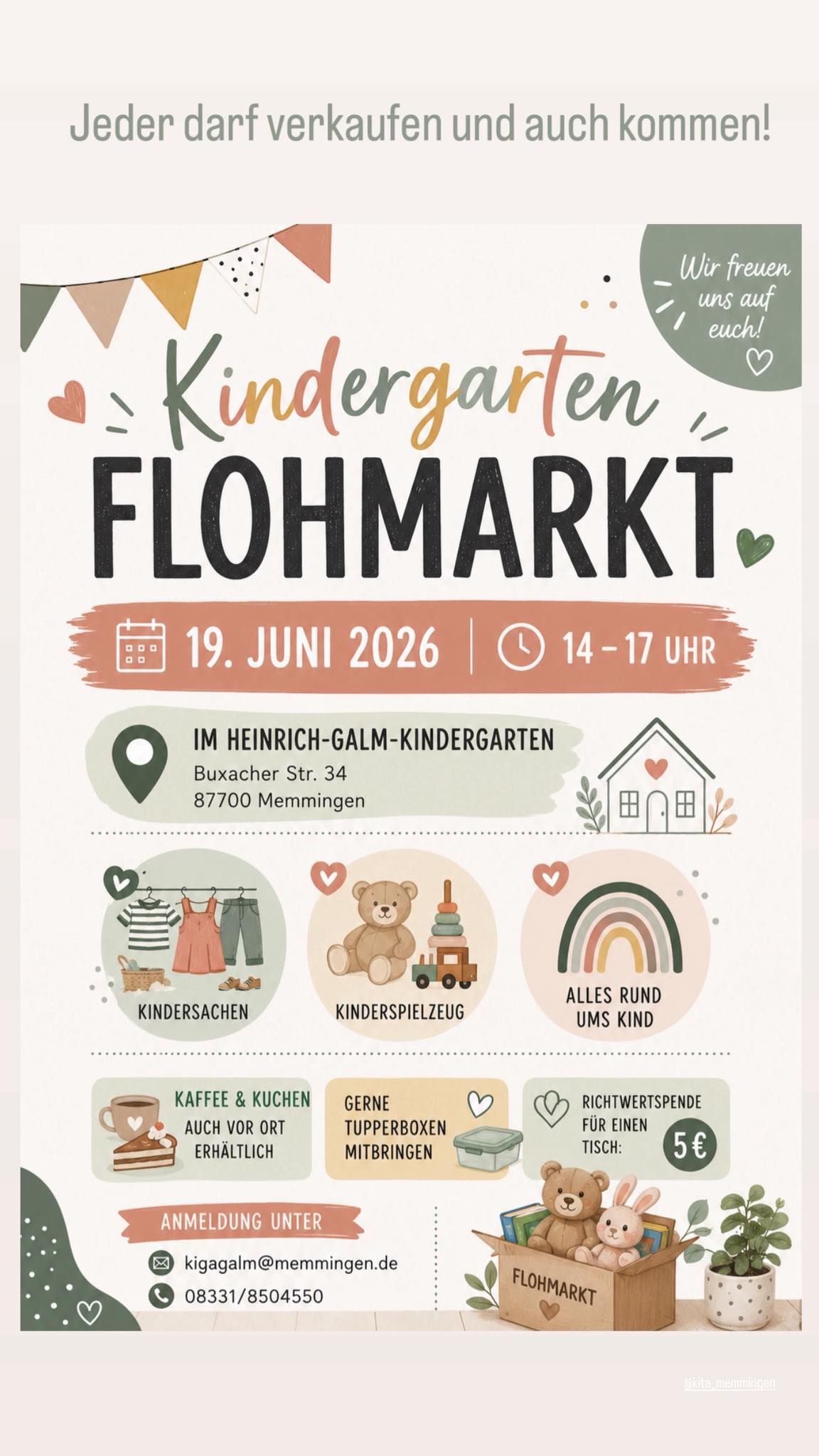 Kindergarten-Flohmarkt