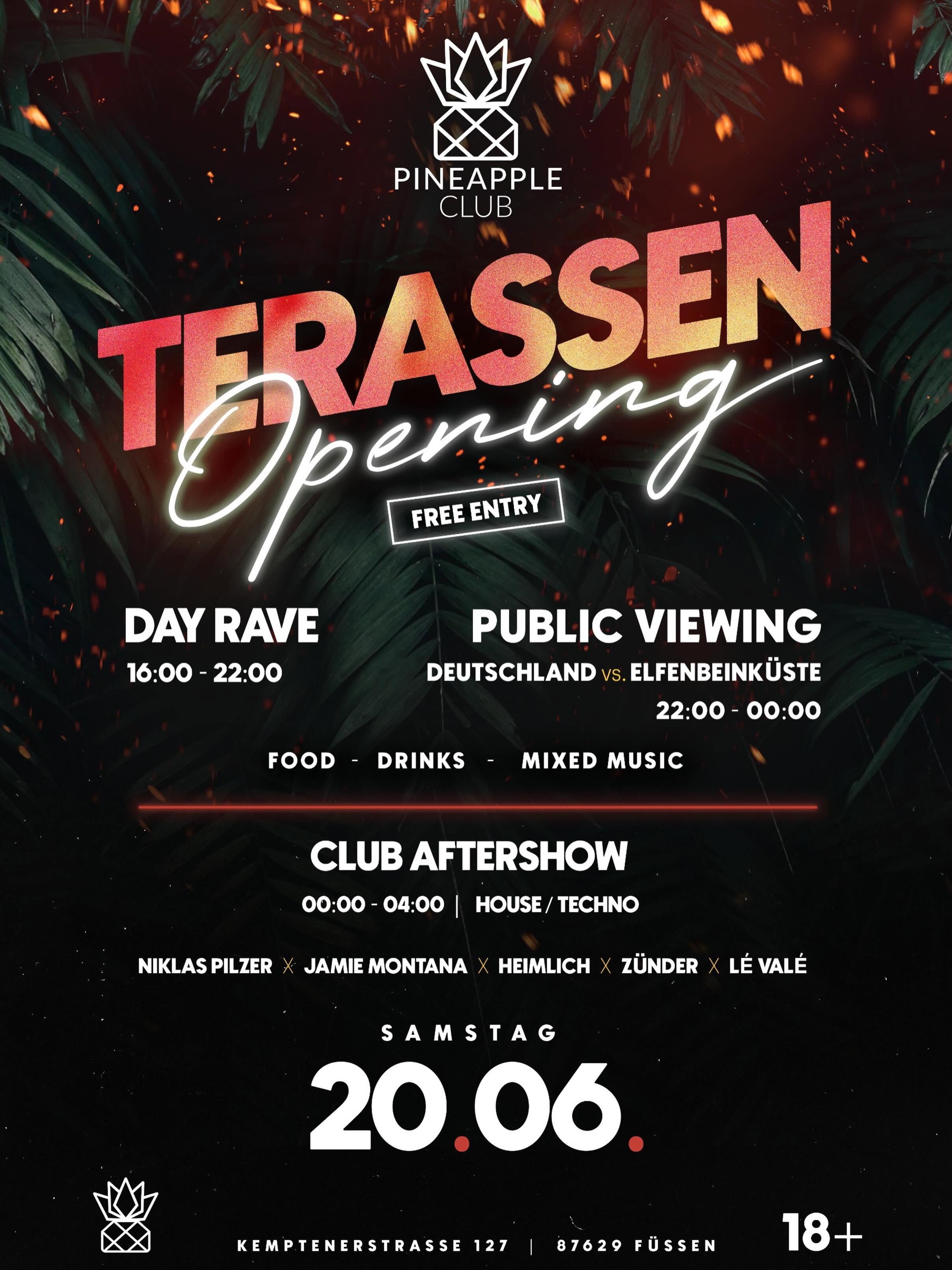 TERRASSEN OPENING 2026