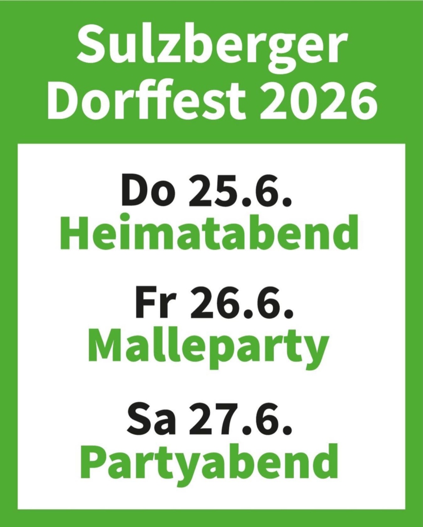Sulzberger Dorffest - eventfuxx
