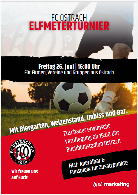 Elfmeterturnier Fußballclub Ostrach 1919 e. V.