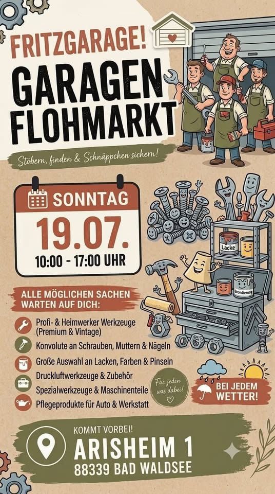Garagenflohmarkt in Bad Waldsee