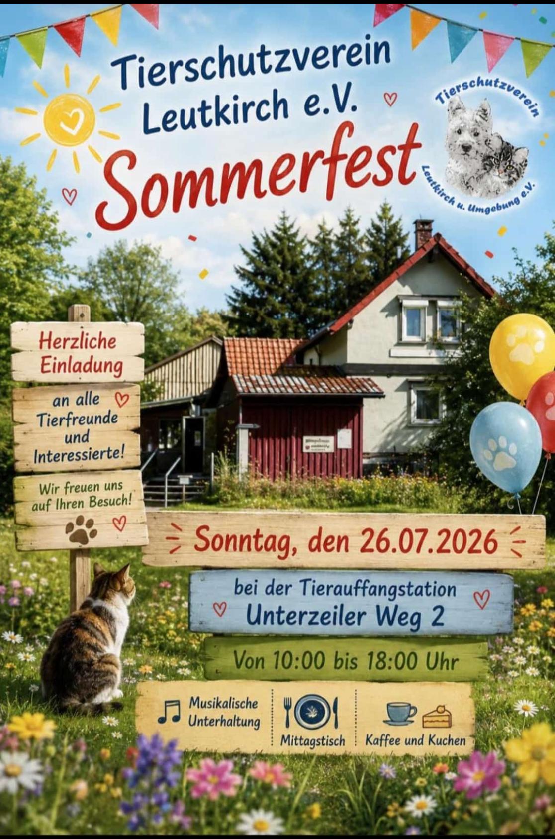 Sommerfest des Tierschutzverein Leutkirch e. V.
