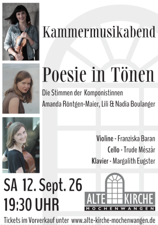 Poesie in Tönen – Die Stimmen der Komponistinnen